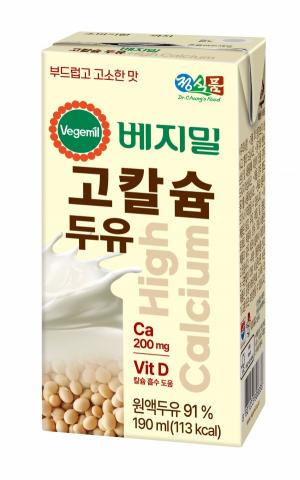 [오늘의 새상품] 정식품 ‘베지밀 고칼슘 두유 하이칼슘’
